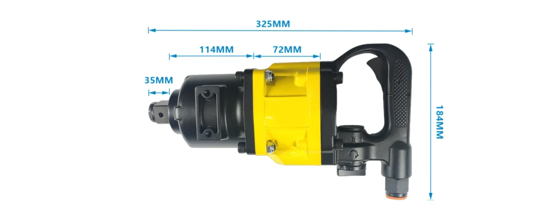 pneumatischer Schlagschrauber 2600nM 1 Zoll 0